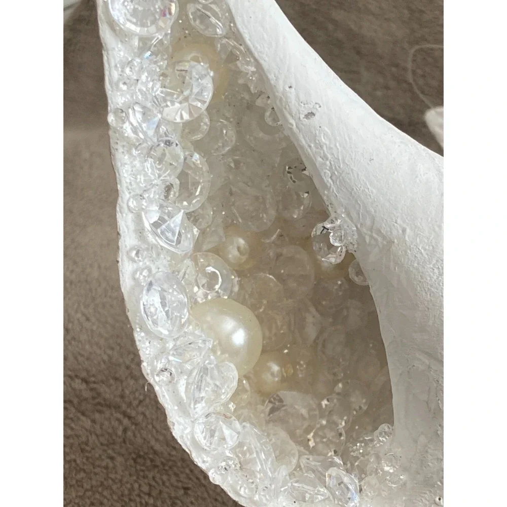 Katherine's Collection ~ Jeweled Faux Seashell Conch Shell Christmas Ornaments